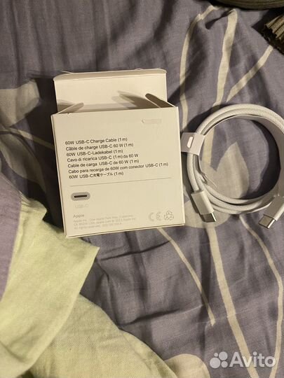 Оригинальный кабель apple USB-C