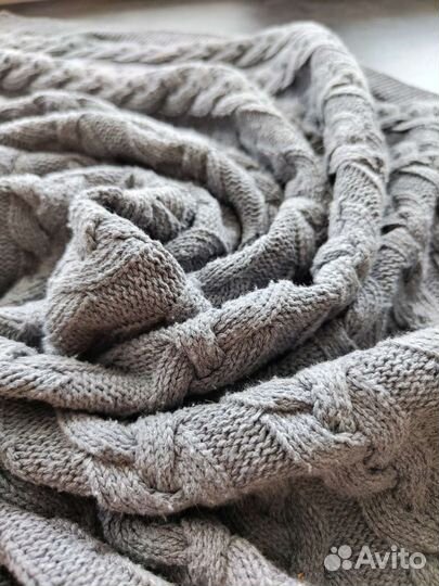 Плед детский вязаный 70см на 90 см