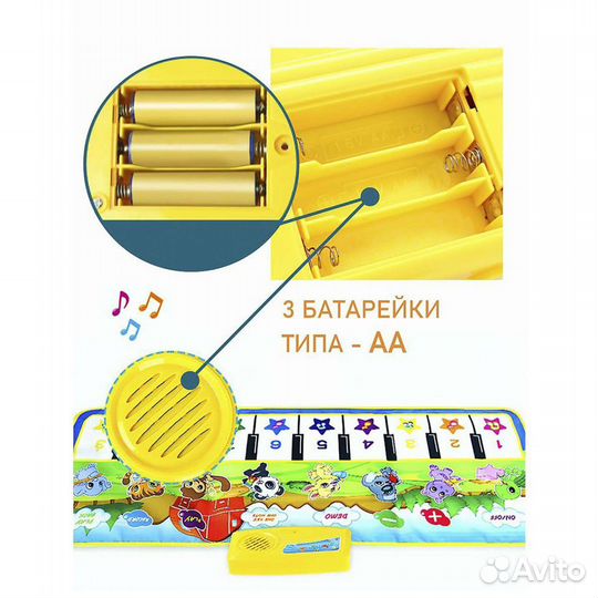 Музыкальный коврик Fisher-Price