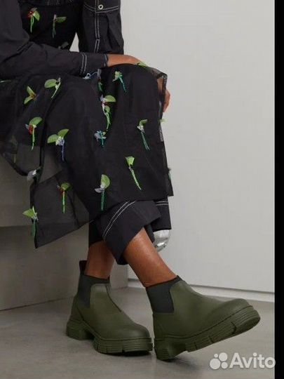 Челси сапоги Ganni