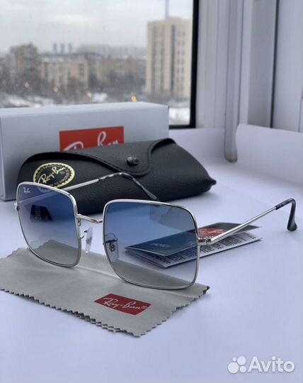 Очки ray ban Square голубые
