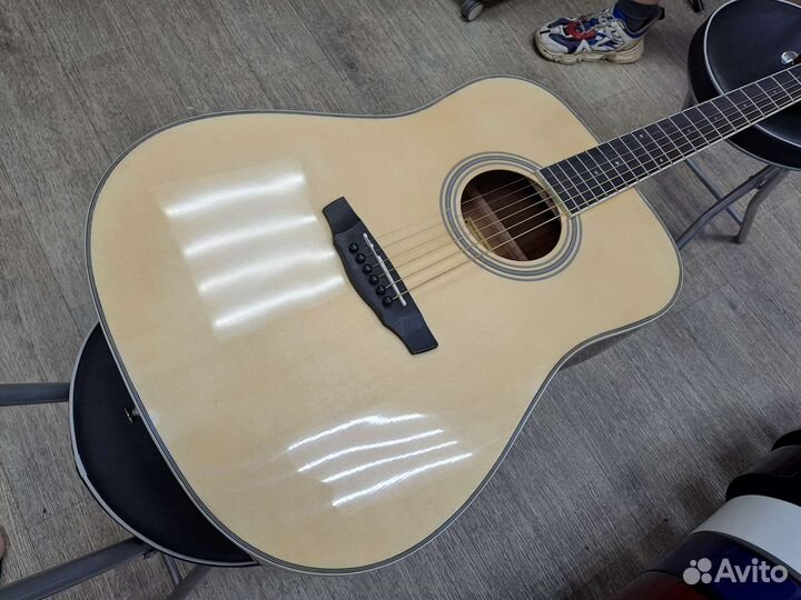 Гитара леворукая акустическая дредноут