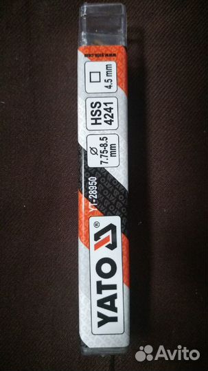 Регулируемая развертка yato HSS 7,75-8,5 мм