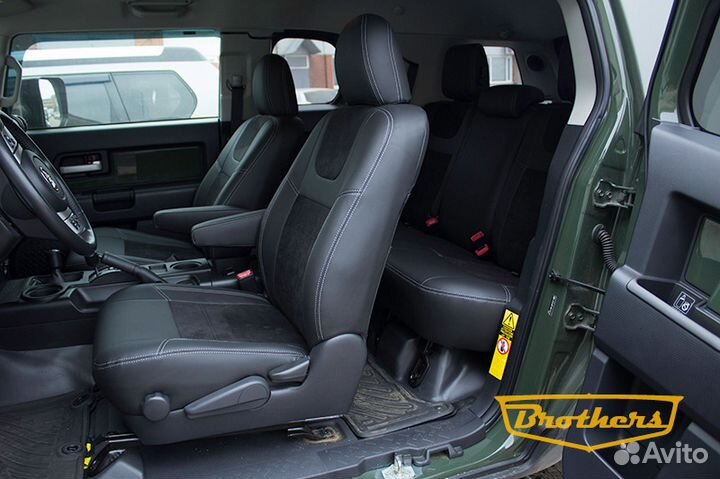 Чехлы Премиум класса Алькантара Toyota FJ Cruiser