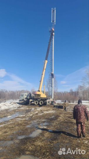 Аренда и услуги автокрана, 25 т, 21 м, с гуськом 9 м