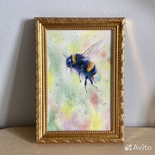 Картина акварель в раме