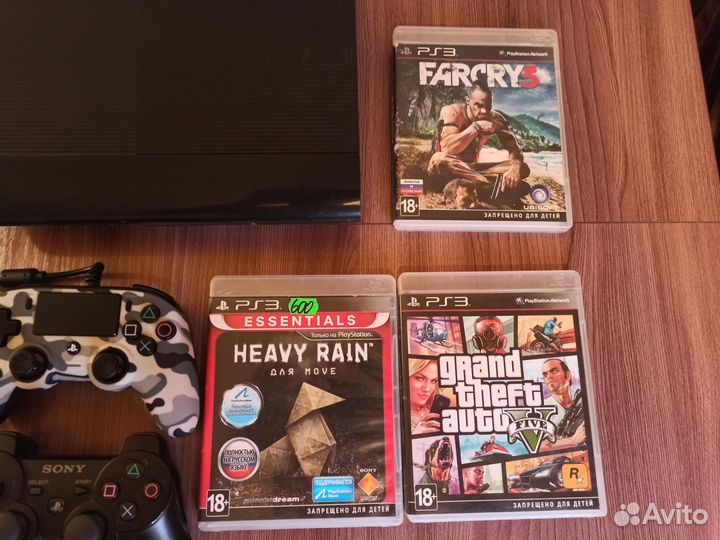 Sony PS3 +2 гемпада