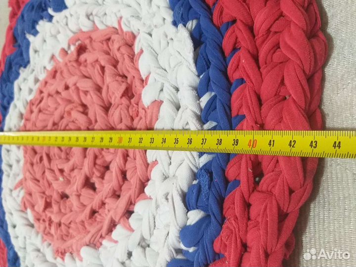 Коврик вязаный крючком