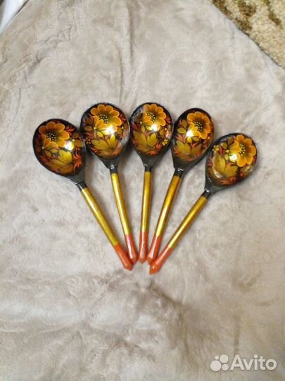 Деревянные ложки хохлома