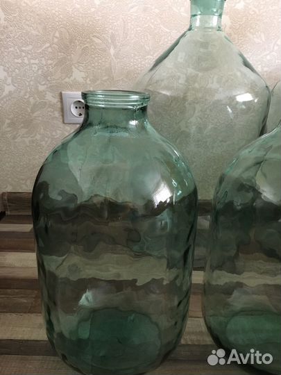 Стеклянные бутыли 20л,10л