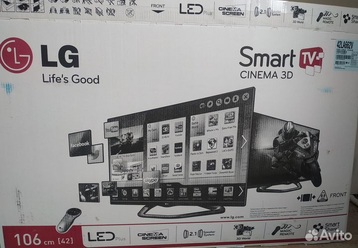 Телевизор lg SMART tv