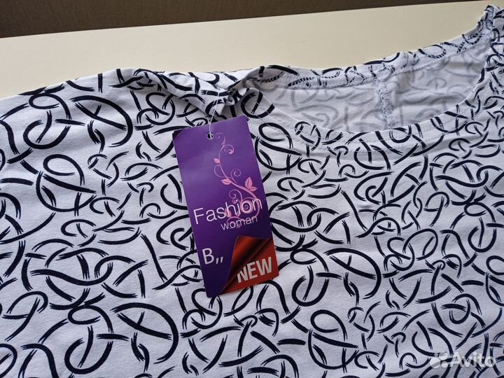 Футболка женская большого размера