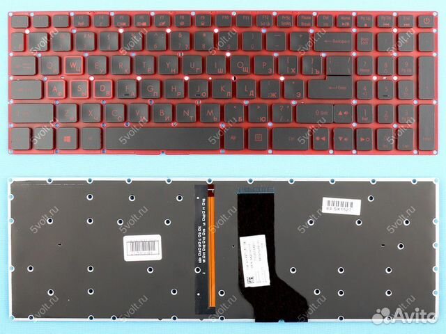 Как снять клавиатуру acer nitro 5