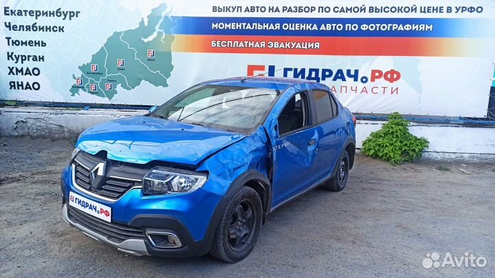 Стекло двери задней левой (форточка) Renault Logan