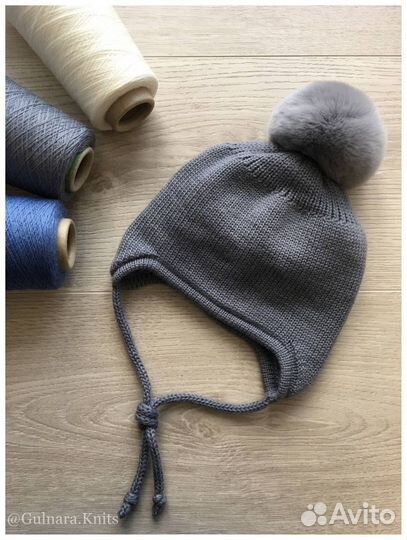 Шапка вязаная детская