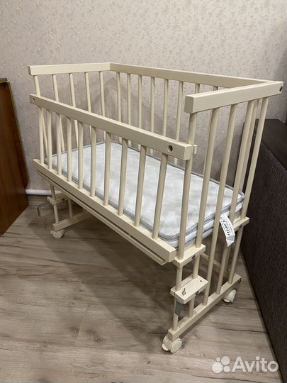 Прикроватная кроватка люлька детская