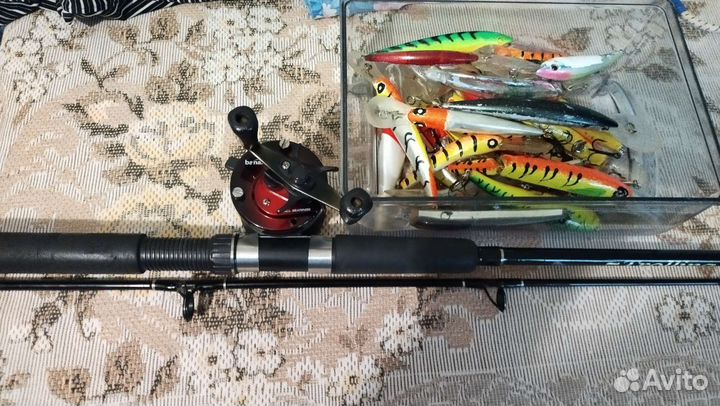 Спиннинг для тролинга с катушкои