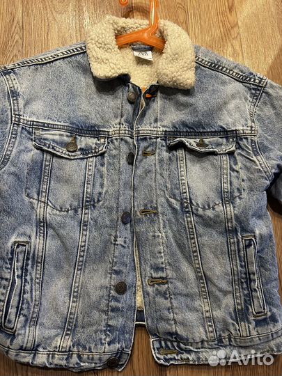 Джинсовая куртка zara для мальчика