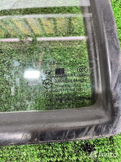 Стекло двери задней левой (форточка) Hyundai Getz