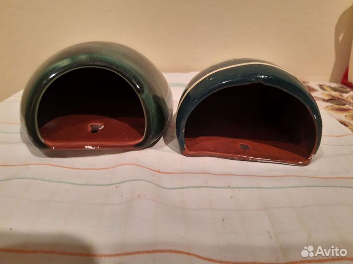 Керамические горшки настенные