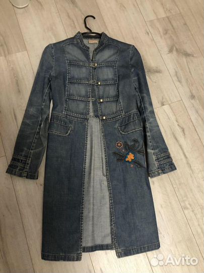 Джинсовое пальто