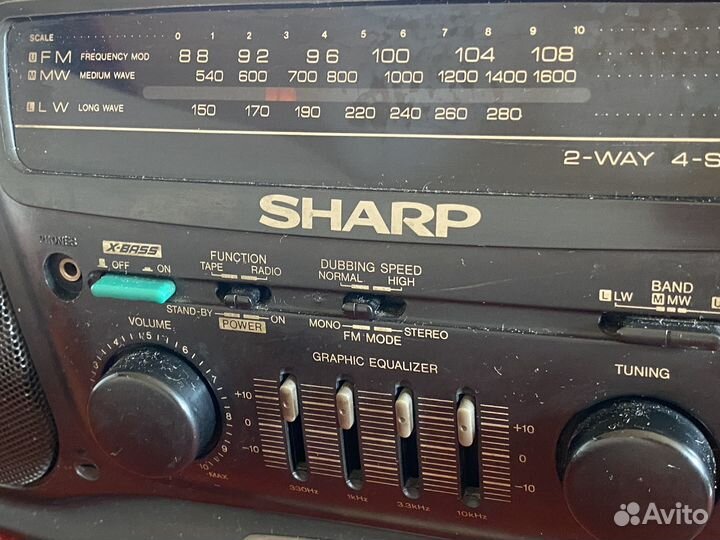 Музыкальный центр Sharp WQ-700H(BK)