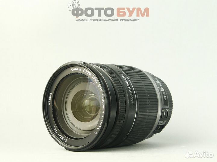 Объектив Canon EF-S 18-200mm f3,5-5,6 IS
