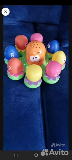 Барабан, ежик, лягушка, осьминог