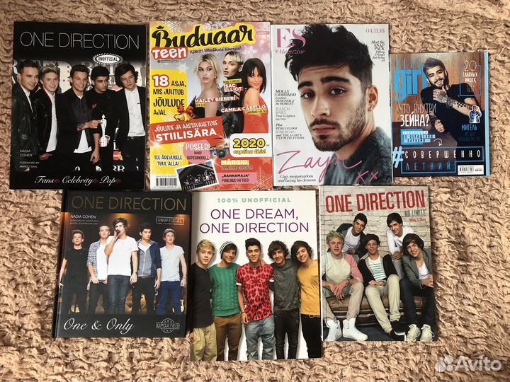 Журналы, книги one direction harry styles zayn