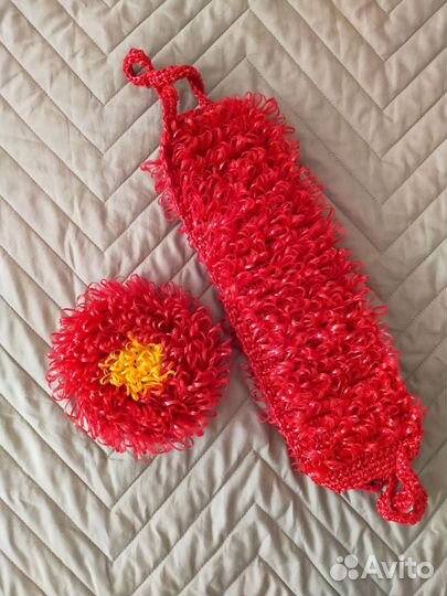 Мочалка ручной работы