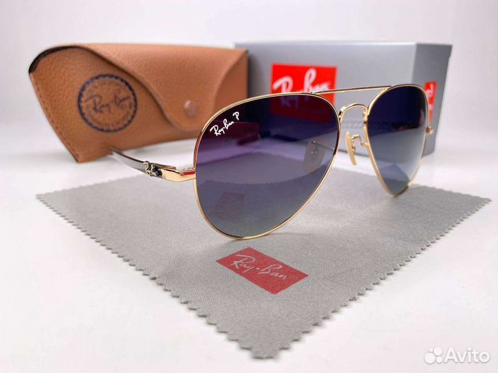 Очки Ray Ban Aviator 8317 VIP Polarized Фиолетовые