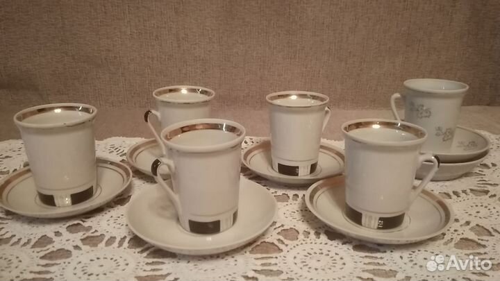 Кофейные пары Городницкого фарфорового завода