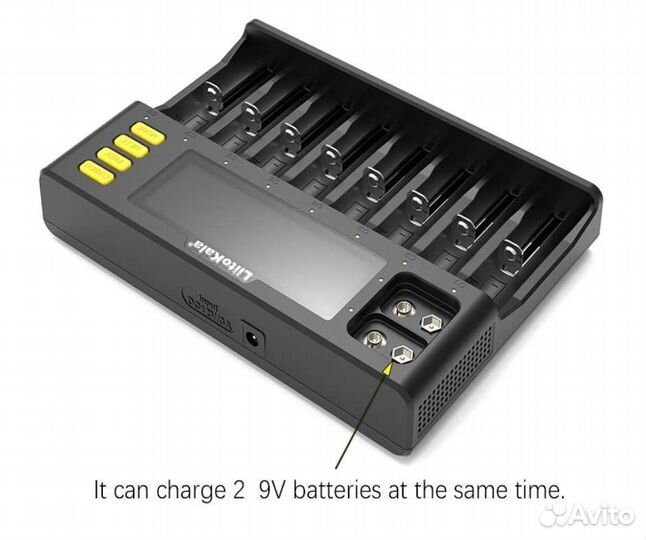 Зарядное устройство LiitoKala Lii-S8 + кабель 12V