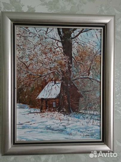 Картина маслом на холсте пейзаж