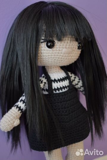 Кукла венздей вязаная ручная работа