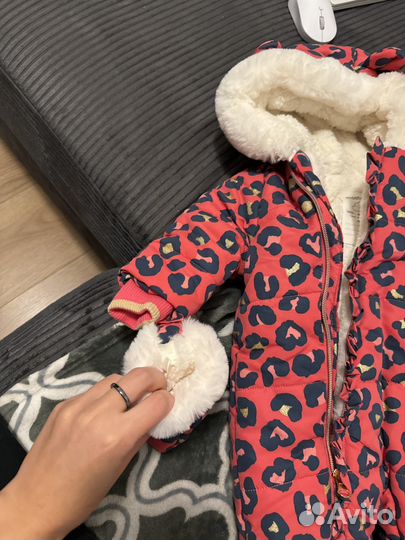 Комбинезон зимний 3-6 месяцев