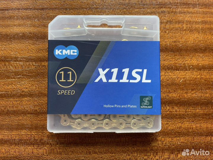 Цепь KMC x11sl gold
