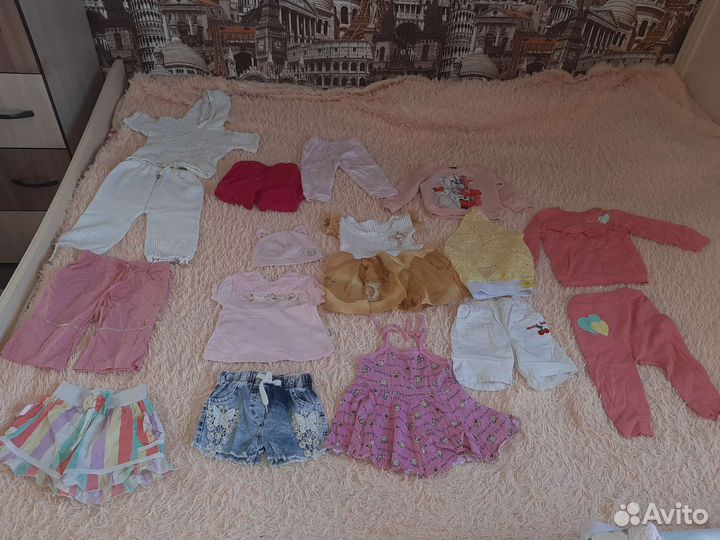 Вещи на девочку от 62 до 80