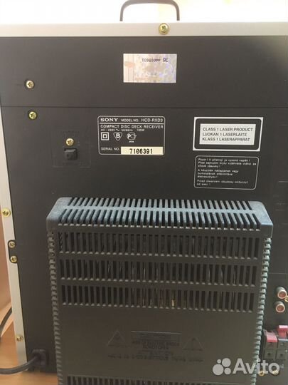 Музыкальный центр Sony HCD-RXD3