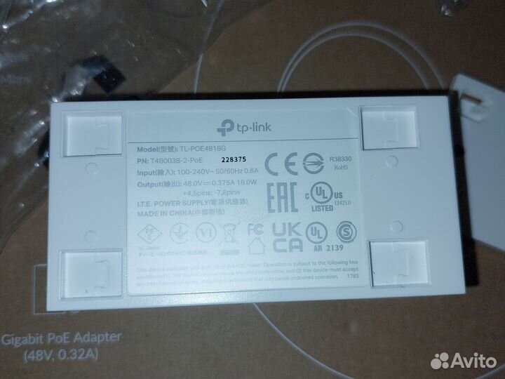 Инжектор PoE 48v