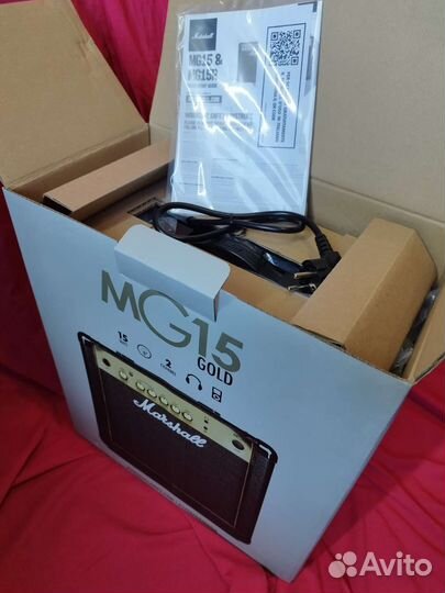 Комбоусилитель marshall MG15g Gold новый