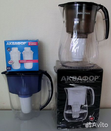 Кувшины-фильтры Аквафор Престиж Т7 и Орлеан А5