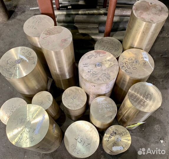 Бронза. Бронзовый пруток 30мм браж 9-4