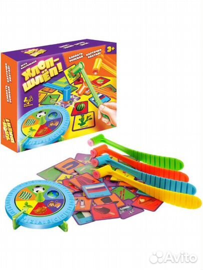 Настольная игра на реакцию «Хлоп-шлёп», молоточки