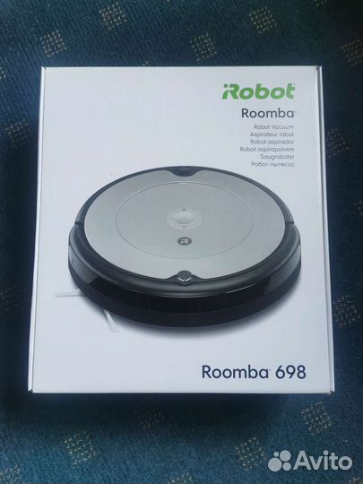 Робот-пылесос iRobot Roomba 698 серебристый