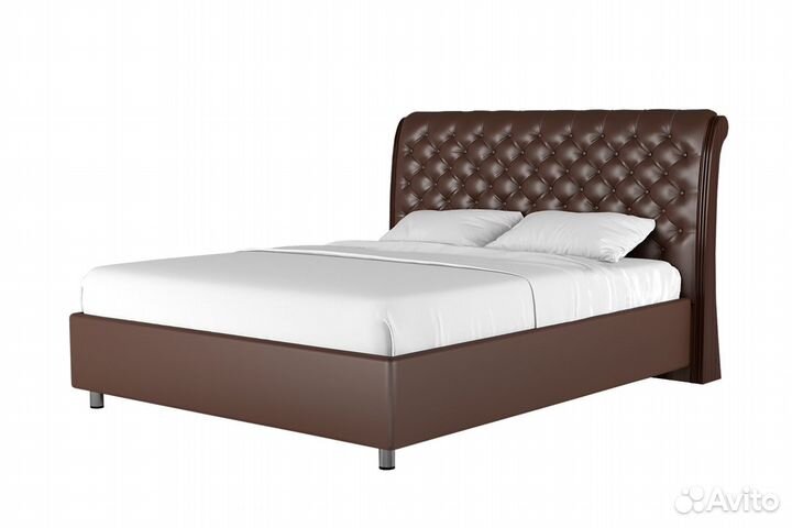 Кровать Baron 140 x 200 см (стразы+накладки) 5 кат