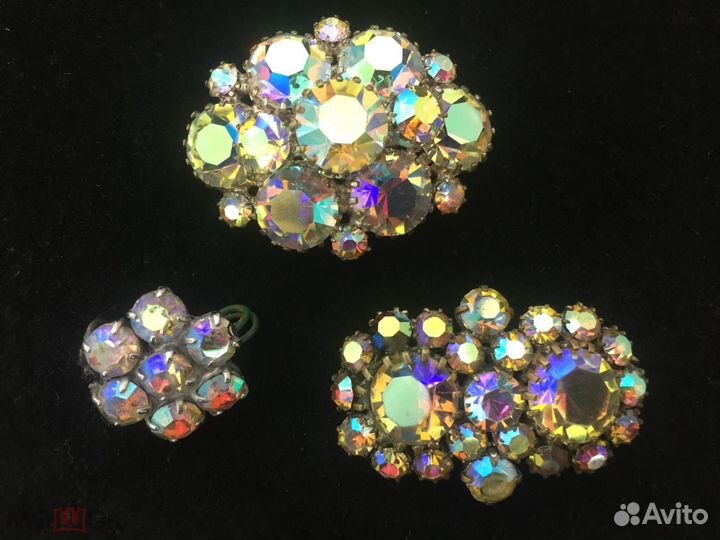 Броши винтаж одним лотом