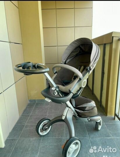 Коляска Stokke xplory 2в 1+зимний и летний кит
