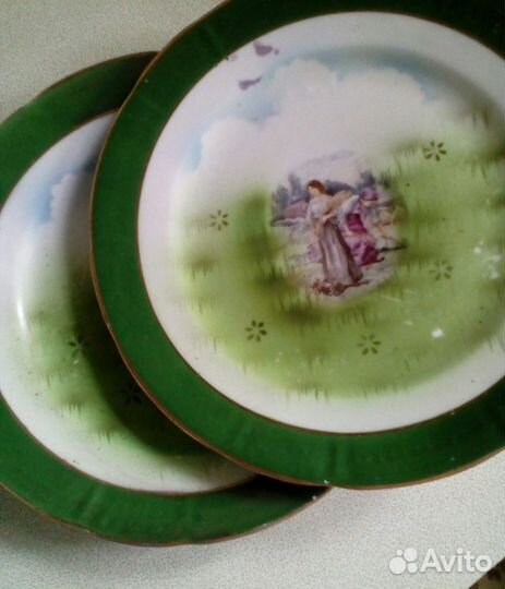 Старинные тарелки Жницы