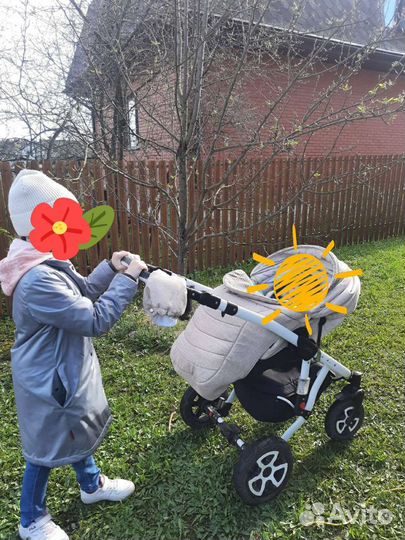 Коляска 2 в 1 adamex